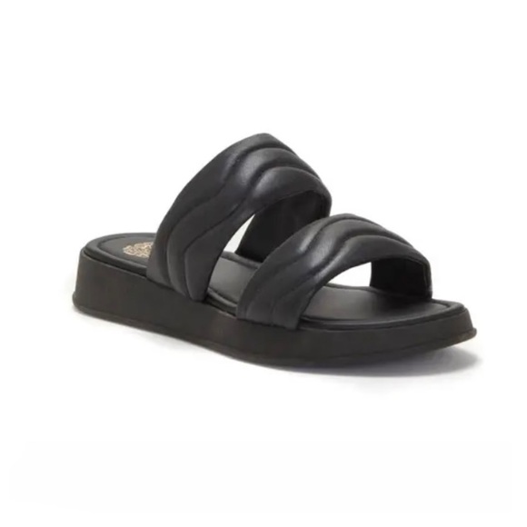 Vince Camuto Sondrie Slide Puffy two strap Sandal - Picture 2 of 9